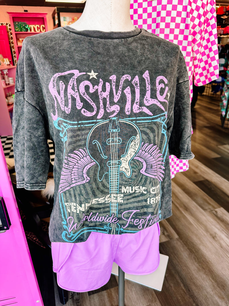 Nashville Oversized Graphic Tee
