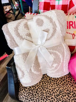 Neutral Smiley Blanket