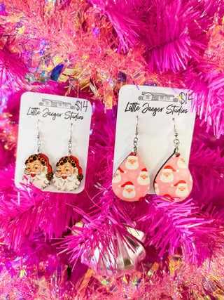 Fun Santa Earrings