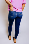 High Waist Judy Blue Non-Distressed Skinny Jeans