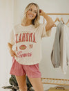 Licensed Cream Okla Sooners Graphic