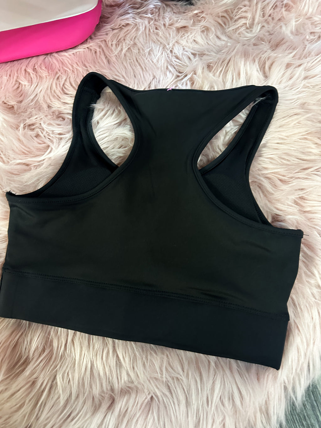 Padded Athletic Sports Bra- Black