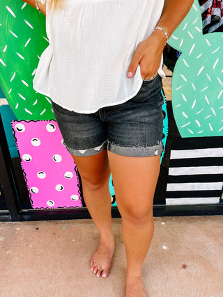 Black High Waist Judy Blue Shorts