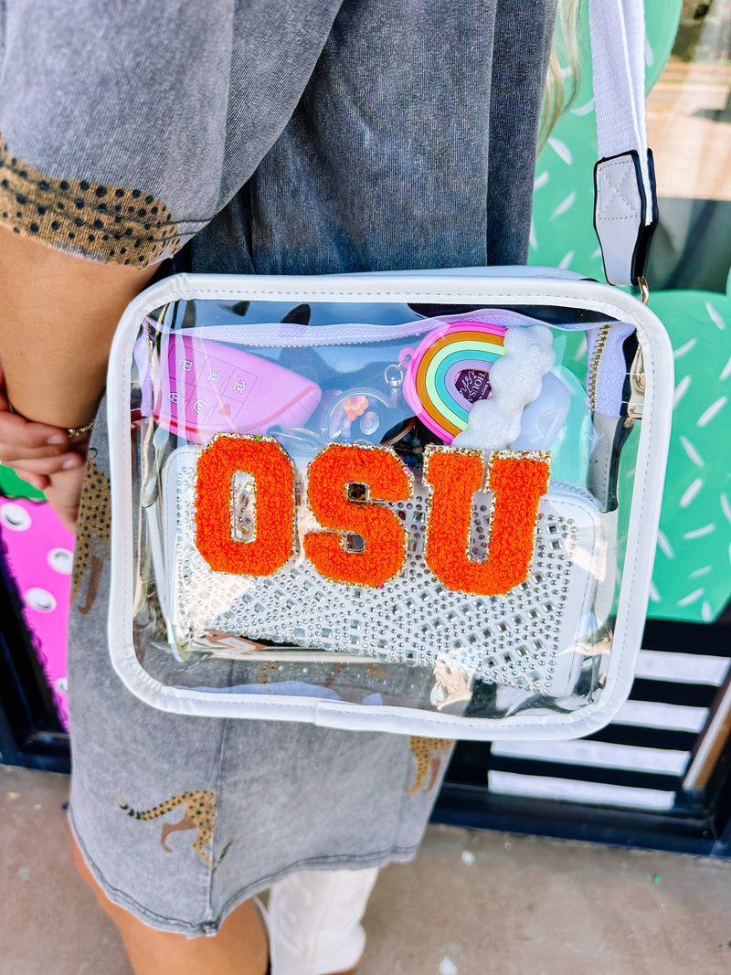 Clear OSU Crossbody Purse