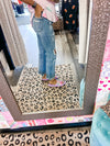 Risen High Rise Ankle Flare Jeans