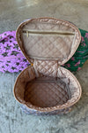 Quilted Puffer Makeup Bags