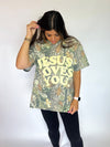 Camo Jesus Loves You Graphic