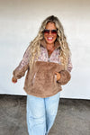 Camo Sherpa Pullover