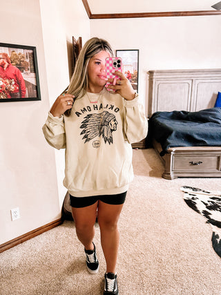 Oklahoma Sweatshirt in Sand