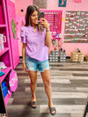 Spring Lavender Top