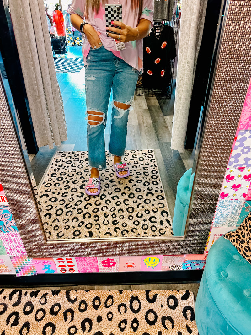 Risen High Rise Ankle Flare Jeans