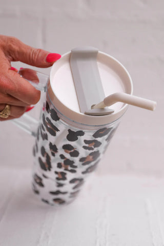 Cheetah Acrylic Tumbler