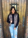 Leopard Puffer Vest