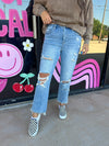 Mica High Rise Distressed Jeans
