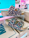 Cheetah Platform Sandals