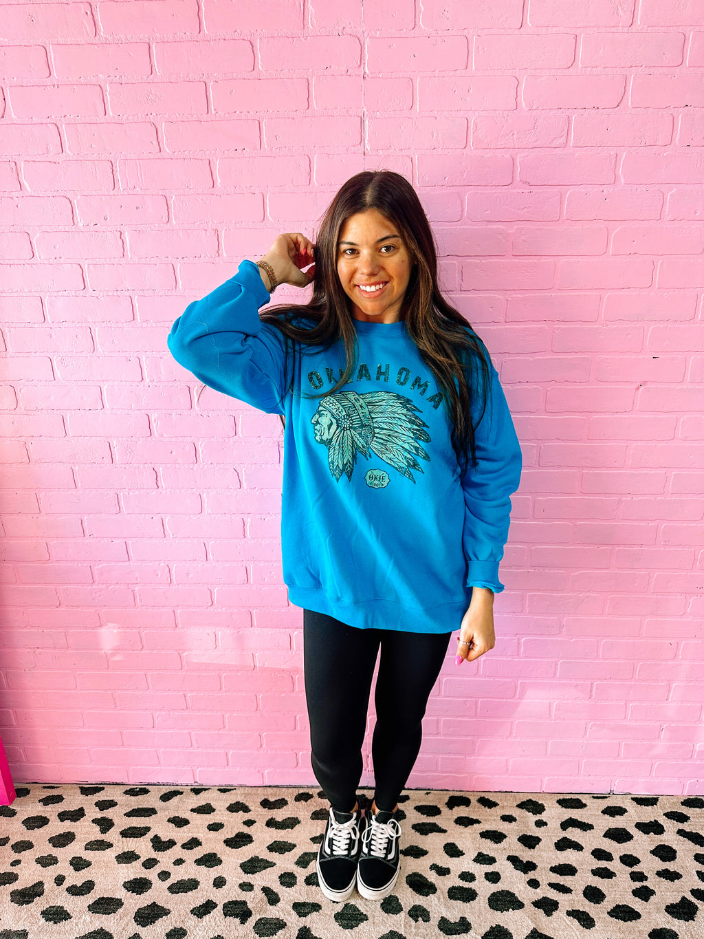 Thunder Blue Oklahoma Sweatshirt