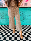 Leopard Ribbed Matching Set