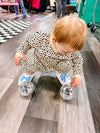 Toddler Blue Bow Slippers