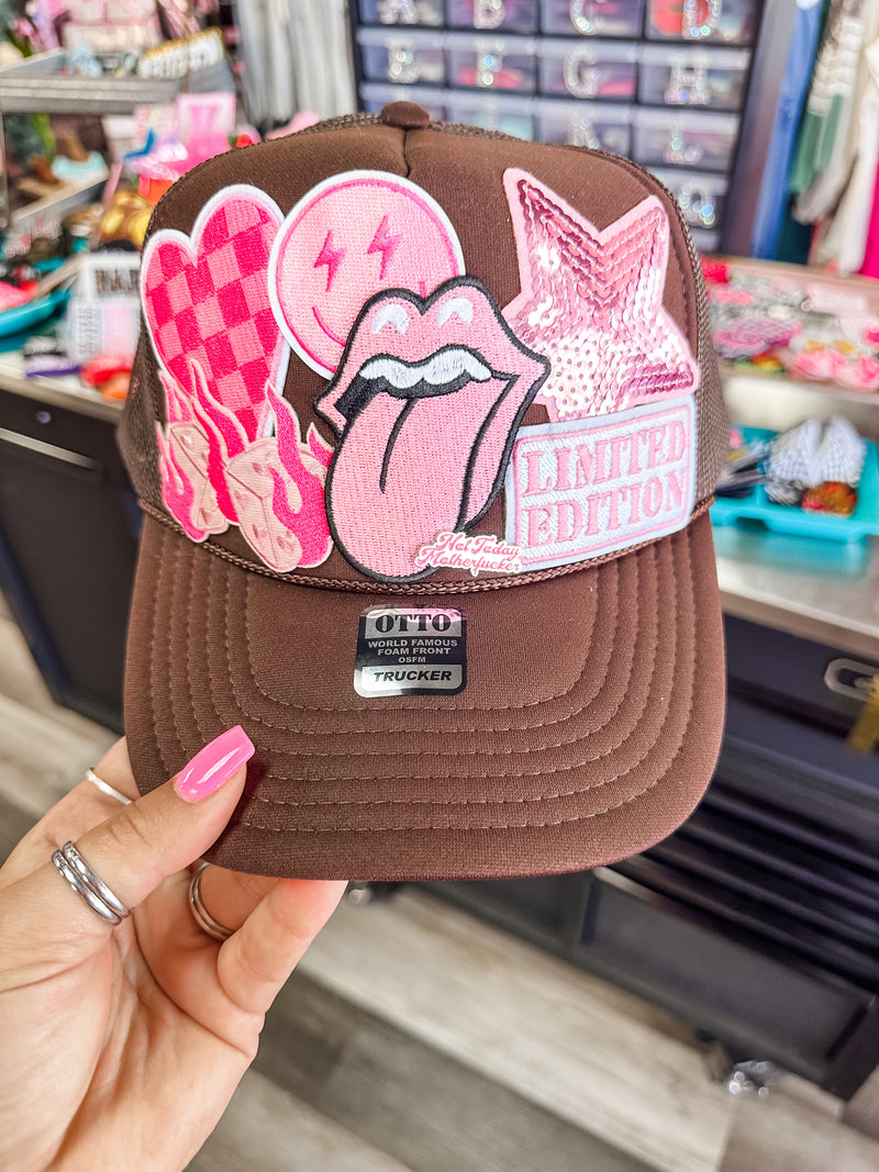 All Pink Tongue Trucker Hat