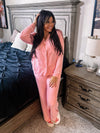 Two Piece Jammie Set- Light Pink