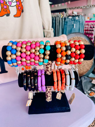 Classy Bracelets With Large Beads
