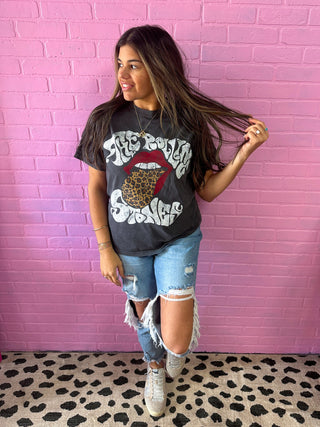 Licensed Stones Graphic With Leopard Tongue