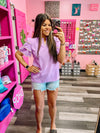 Spring Lavender Top