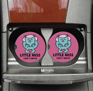 Little Miss Can’t Drive Car Coaster Set