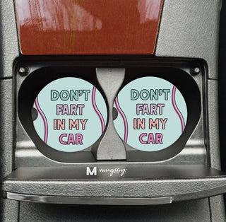 Don’t Fart In My Car Car Coaster Set