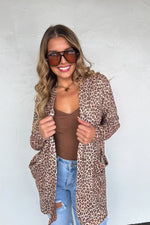 Cheetah Print Cardigan