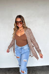 Cheetah Print Cardigan