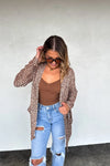Cheetah Print Cardigan