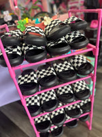 Checkered Sandals