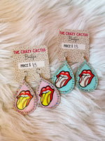 Bling Sport Tongue Earrings