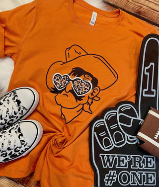 Heart Glasses Cowboys Tee