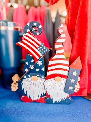 Patriotic Gnome Decor