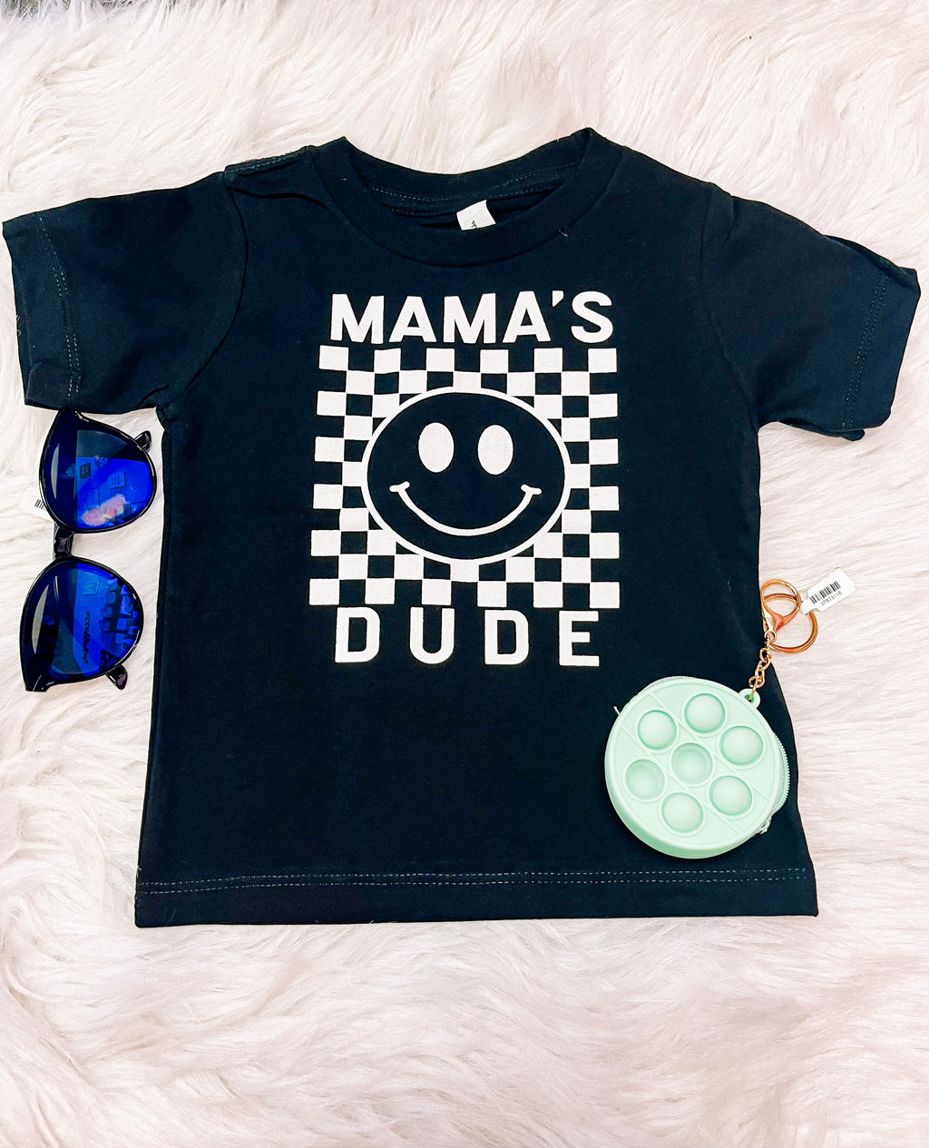 Mama’s Dude Checkered Tee