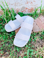 Here For The Party Sandals- WHITE (FINAL SALE)