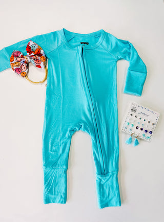 Aqua Zip Onesie