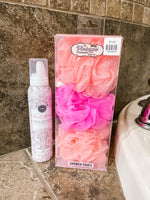 3 Piece Shower Pouf