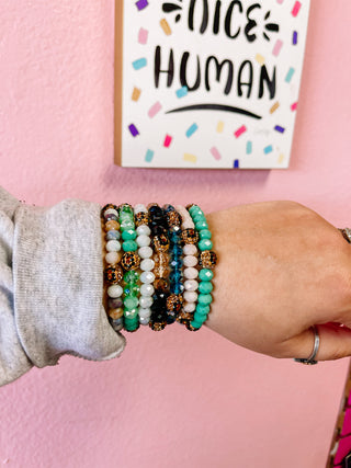 Spring Beaded Bracelets