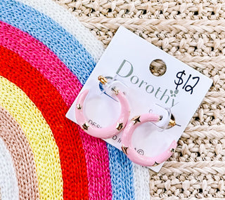 Star Hoops - PINK