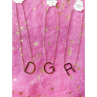 Gold Initial Necklaces